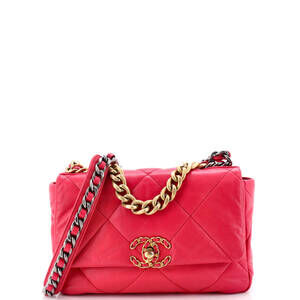 Chanel Medium 19 Flap Bag Quilted Leather